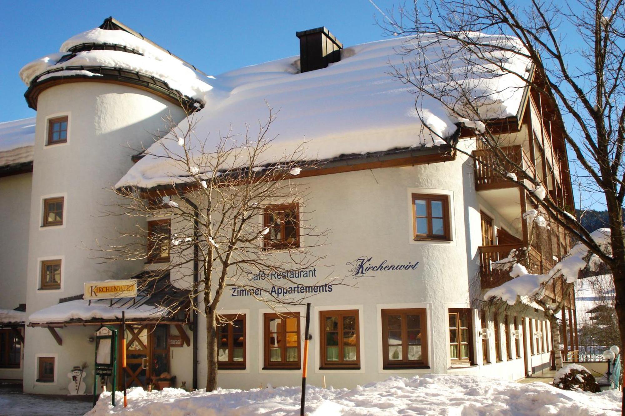 Dachstein West Hotel Gmbh-Kirchenwirt Russbach Russbach am Pass Gschutt Bagian luar foto